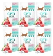 Optimeal Sensitive Karma Dla Kota Jagnię Indyk 6x85g