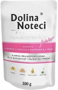 Dolina Noteci Pies 100g Junior Serca+ Indycze+Wątr. Z Gęsi Saszetka