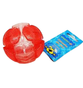 Yarro Piłka Tpr Z Diodą Led 6,5cm Czerwono-Biała