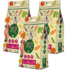 Garden Bites Toby Small Pouch Toothbrush Dla Psa 3x500g