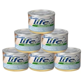 Life Cat Karma Mokra dla Kota Tuńczyk Biała Ryba 6x150g