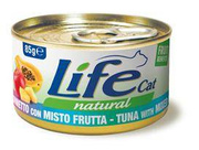 Life Cat Puszka 85g Tuńczyk Mix Owoców Karma dla Kota