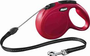Smycz Flexi New Classic Linka M 8m/20kg Czerw