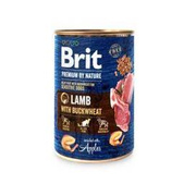 Brit Premium By Nature Puszka 400g Lamb Buckwheat, Apple, karma dla psa