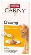 Animonda Carny Creamy Pasta dla Kota Kurczak Tauryna 6x15g
