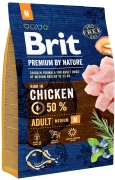 Brit Premium By Nature Adult M Medium 3kg