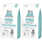 Brit Care Grain Free Mini Light & Sterilised 2x2kg