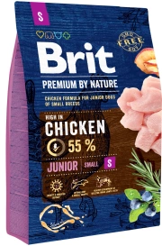 Brit Premium By Nature Junior S Small 3kg