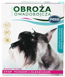 Pess Obroża Ochronna na Kleszcze dla Psa Zapachowa 60cm