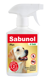 Sabunol Płyn do zwalczania pcheł w otoczeniu zwierząt 250ml